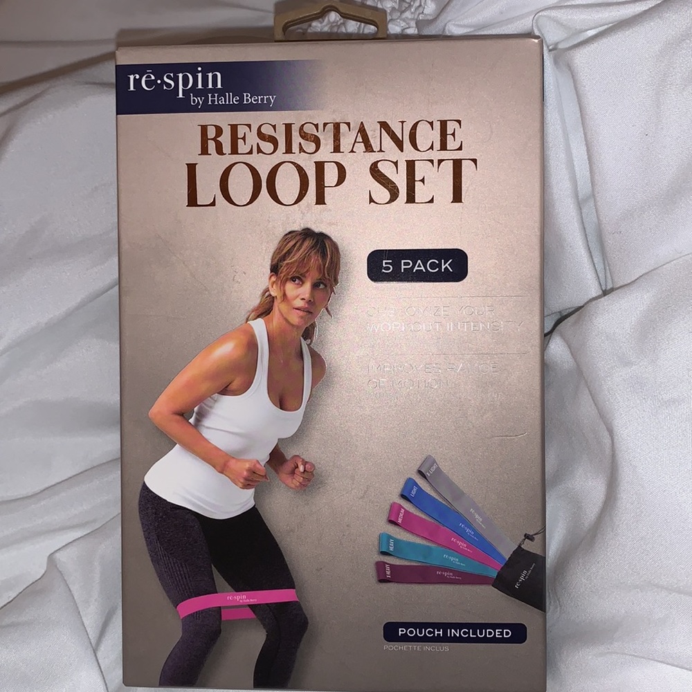 Respin by Halle Berry Resistance Band 5 piece set